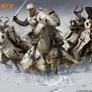 28mm Teutonic Knights Cav FFG001 Fireforge Games