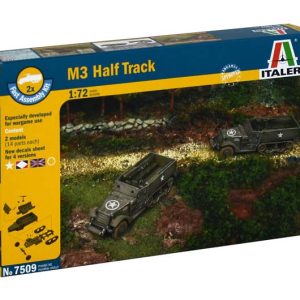 1/72 M3 Half Track Fast Assembly Italeri 7509 Italeri