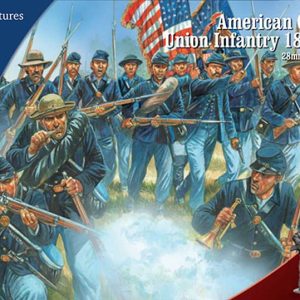 28mm American Civil-Union Inf 1861 Perry Miniatures