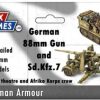 12mm German 88mm Gun and Sd.Kfz.7 Victrix