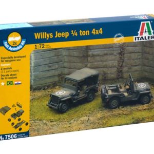 1/72 Willys Jeep Italeri 7506 Italeri