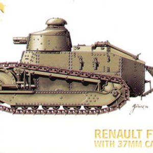 1/72 WW1 Renault Ft17 &37Mm Cannon HaT Industrie