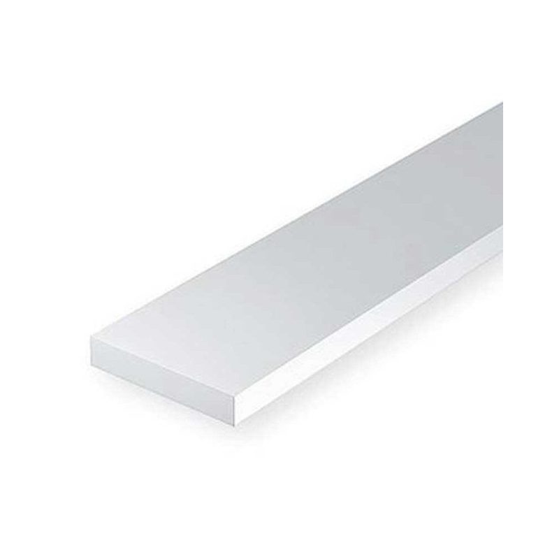 5pk 3.2mm X 6.3mm X 350mm Plastic Strip Evergreen