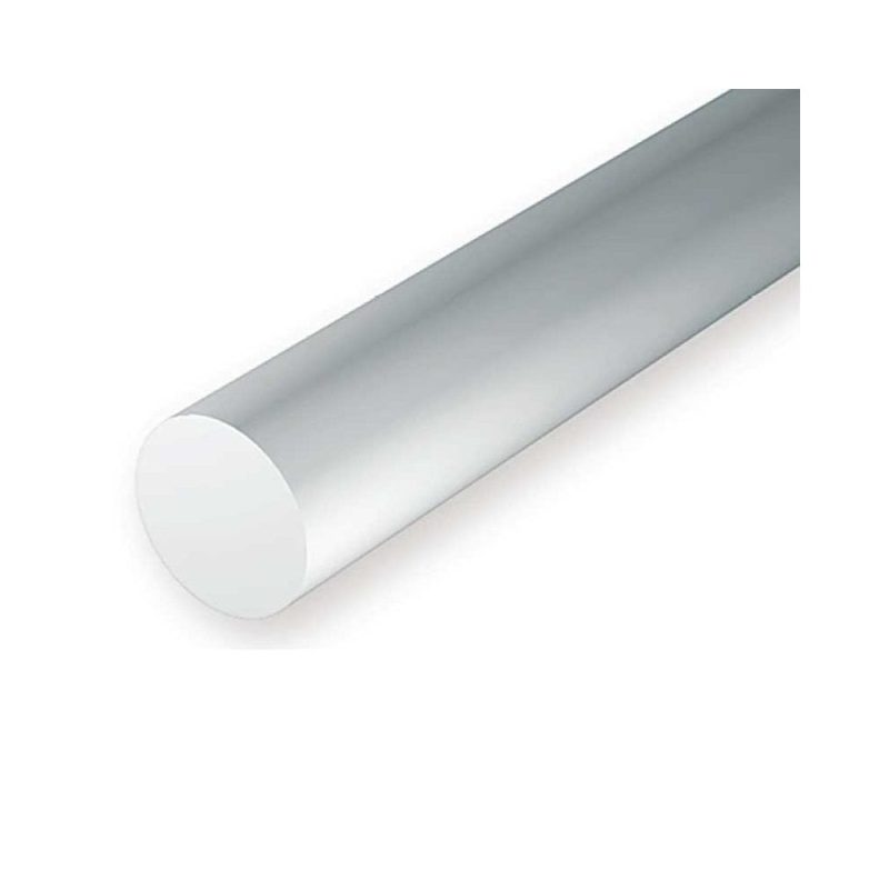 10pk 0.88mm X 350mm Plastic Rod Evergreen