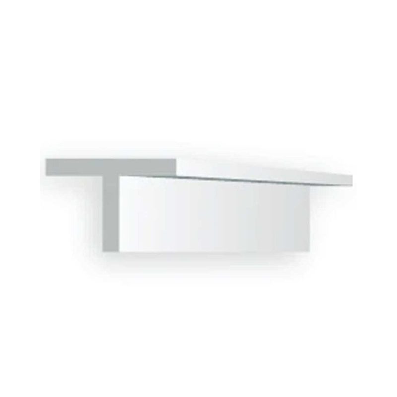 2pk 8.1 X 8.1mm X 350mm Plastic T-Shape Evergreen