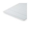 150X300mm .060" White Styrene V Groove Siding Sheet Evergreen