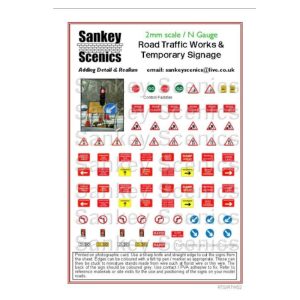 N Gauge Road Traffic Works Sig Sankey Scenics