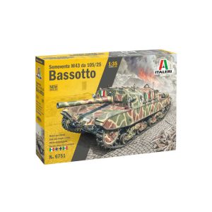Semovente M43 105/25 Bassotto Italeri