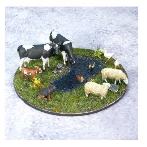 1/72 Farm Animal Kit (2 Frames The Table Top Workshop