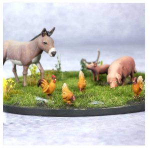 28Mm Farm Animal Kit (2 Frames The Table Top Workshop