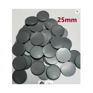 25Mm Round Lipped Base Singles The Table Top Workshop