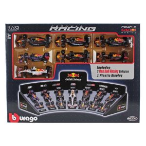 1:43 RED BULL DELUXE GIFT SET WITH DISP STAND!