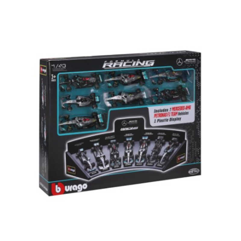 1:43 MERCEDES AMG DELUXE GIFT SET WITH DISP STAND!!