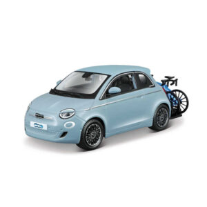 1:24 Fiat 500E With Bike Rack Bburago