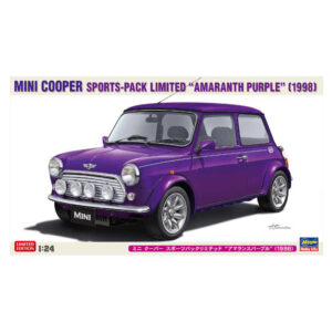 HASEGAWA 1/24 MINI COOPER SPORTS LTD EDITION PURPLE KIT